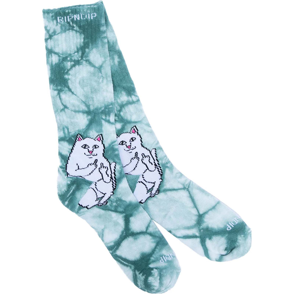 RIPNDIP Lord Nermal Socks - Pine/Tie Dye
