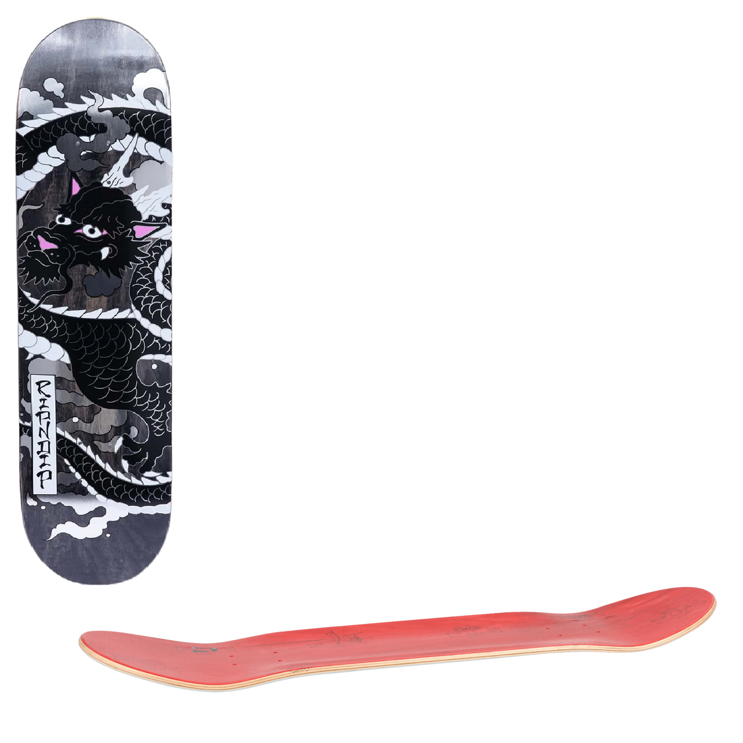 RIPNDIP Mystic Jerm Skateboard Deck - Black 8"