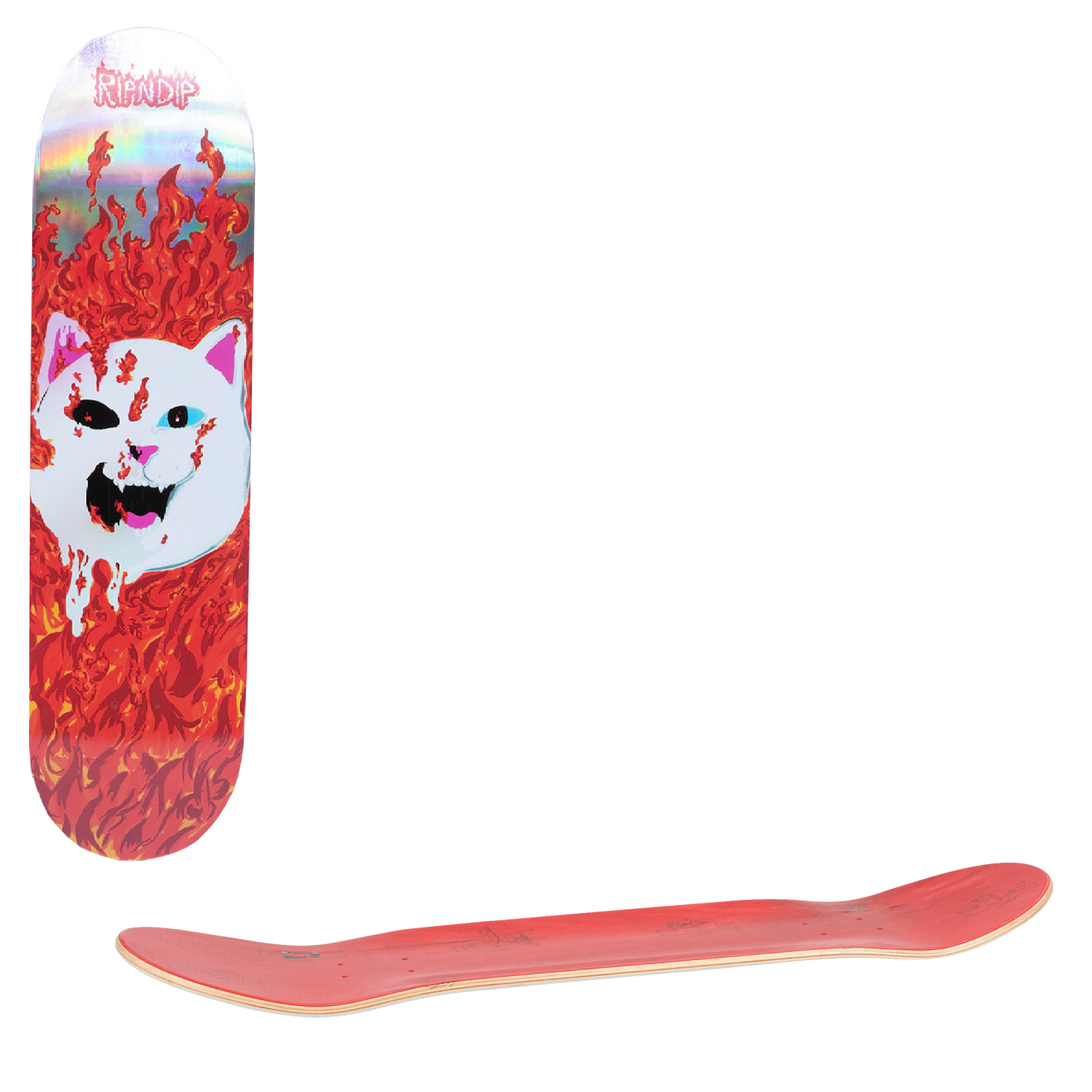 RIPNDIP Nerm In Heck Skateboard Deck - Red 8.25"