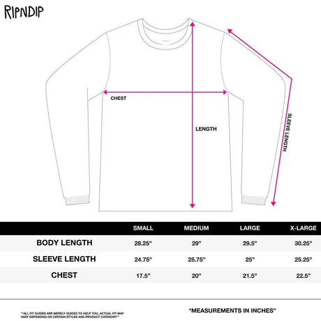 RIPNDIP Lord Nermal Long Sleeve T Shirt - Navy
