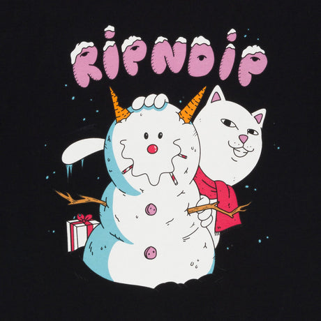 RIPNDIP Frosty The Snownerm T Shirt - Black