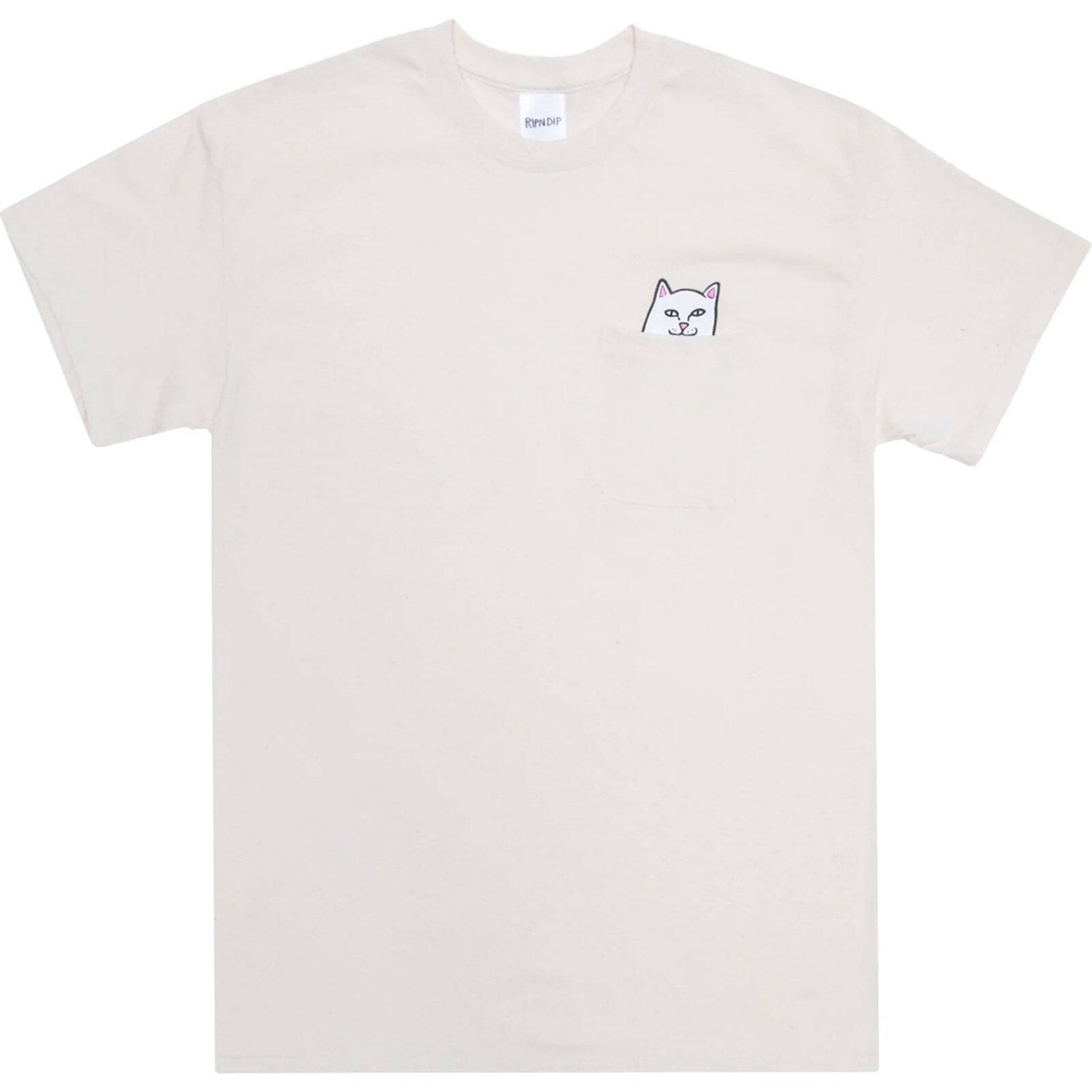 RIPNDIP Lord Nermal Pocket T Shirt - Natural