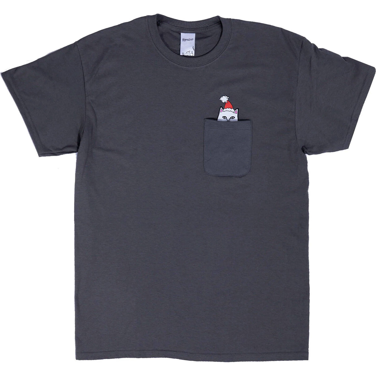RIPNDIP Lord Santa Pocket T Shirt - Black