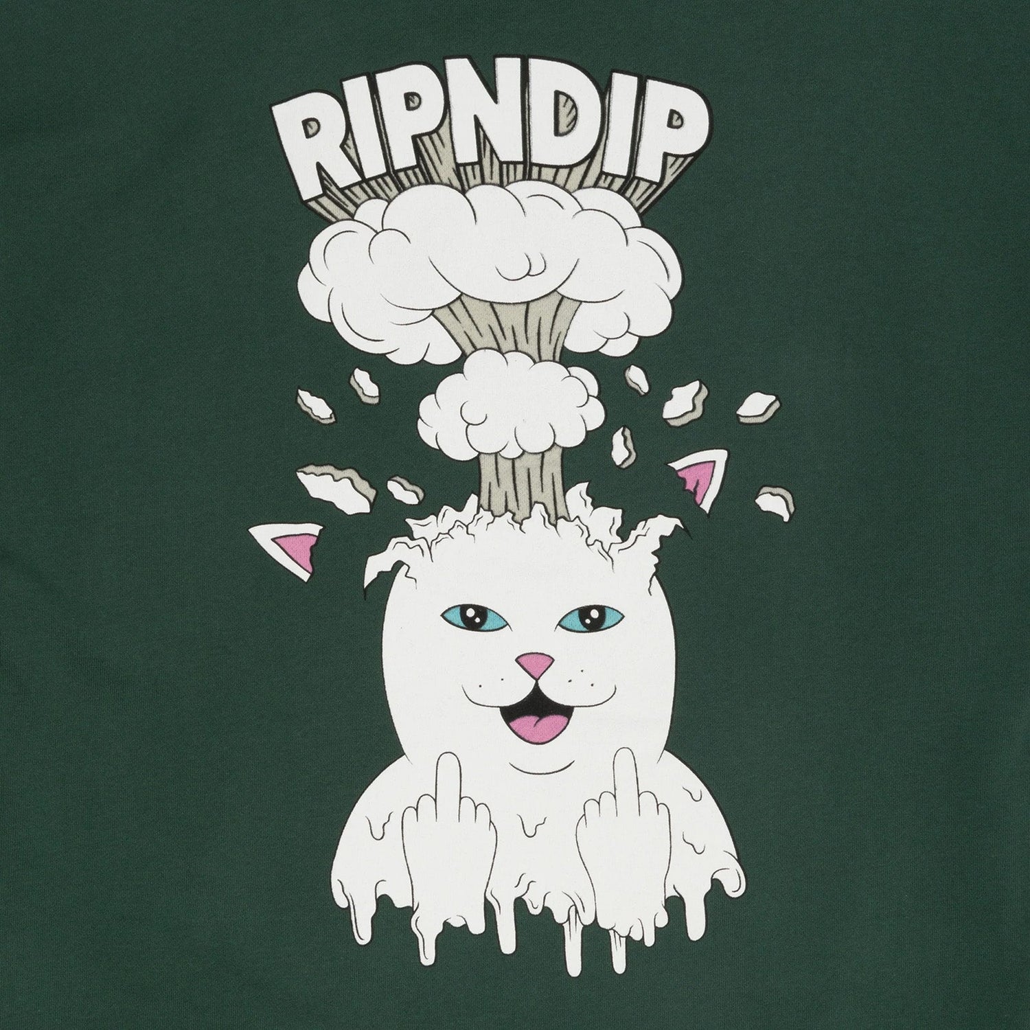 RIPNDIP Mind Blown Hoodie - Alpine Green