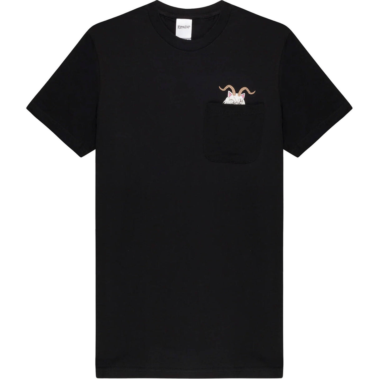 RIPNDIP Krampus Nerm Pocket T Shirt - Black