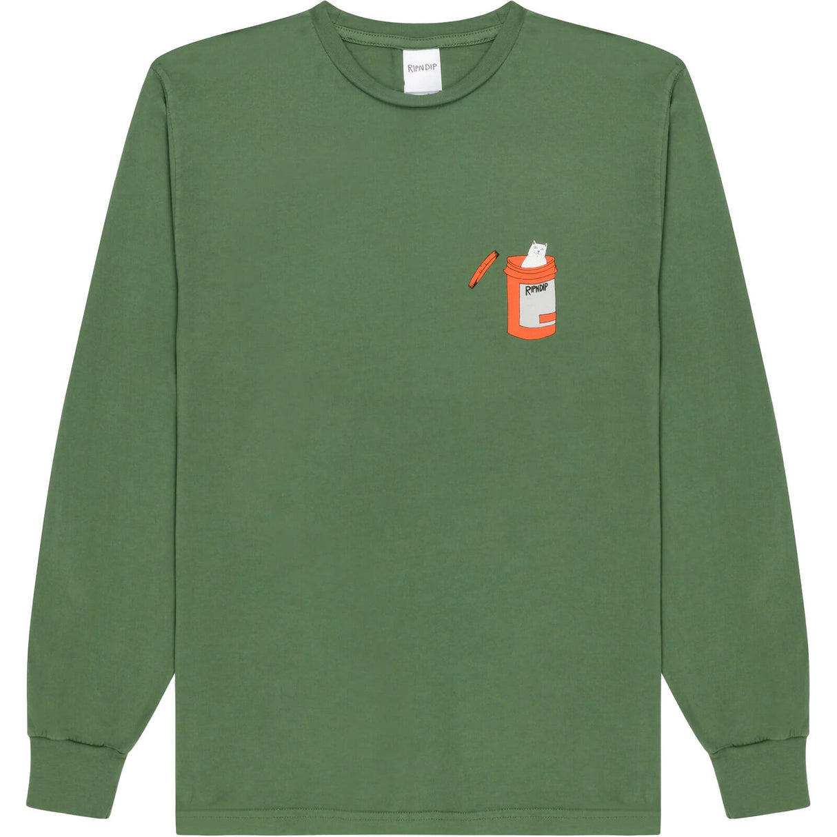 RIPNDIP Nermal Pills L/S T Shirt - Olive