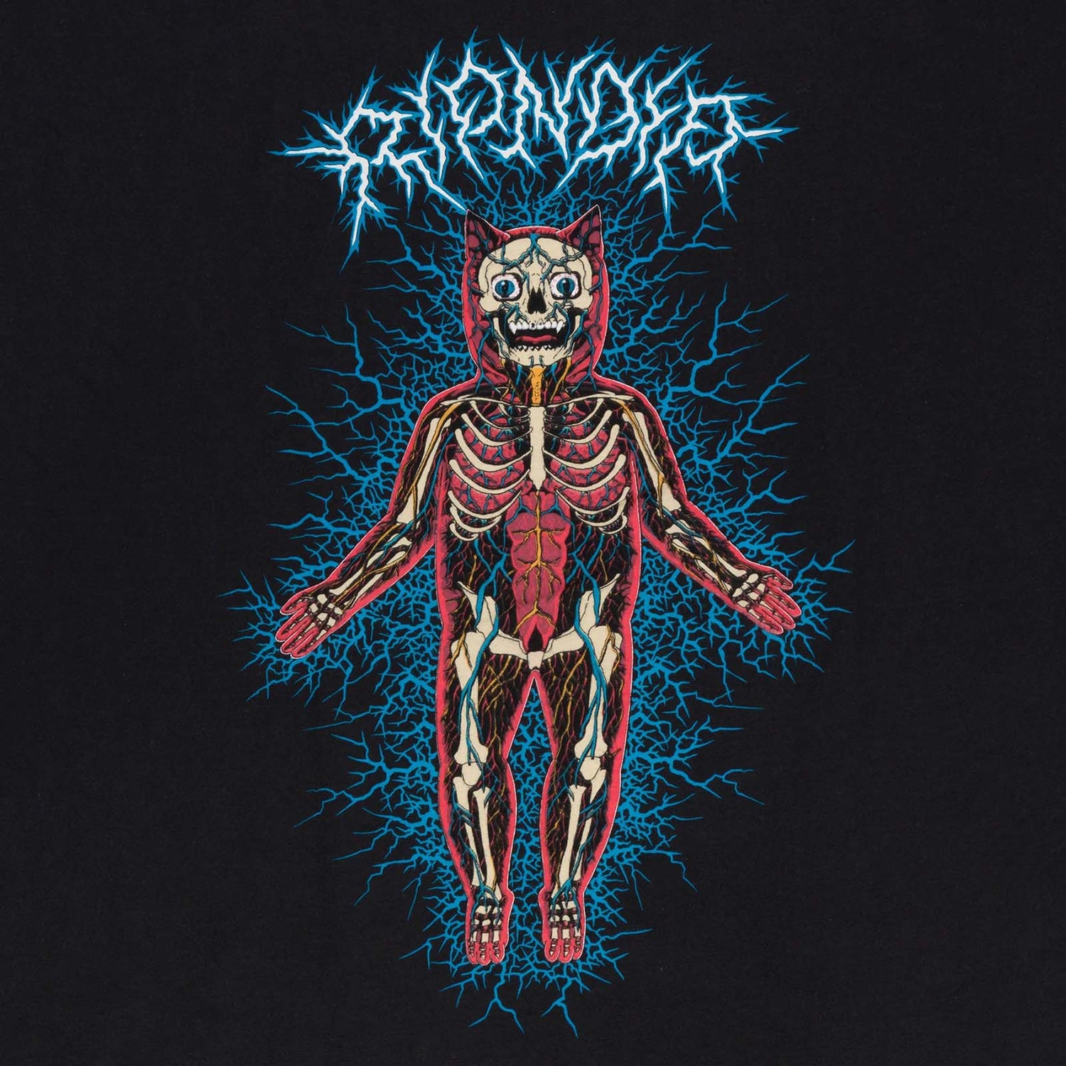 RIPNDIP Nervous System T Shirt - Black