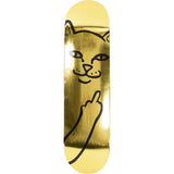 RIPNDIP Lord Nermal Skateboard Deck - Gold Foil 8.25"