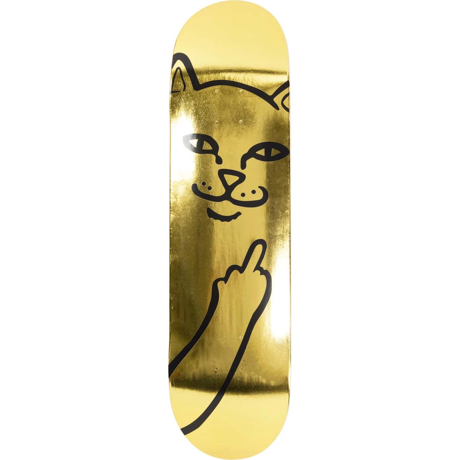 RIPNDIP Lord Nermal Skateboard Deck - Gold Foil 8.25"