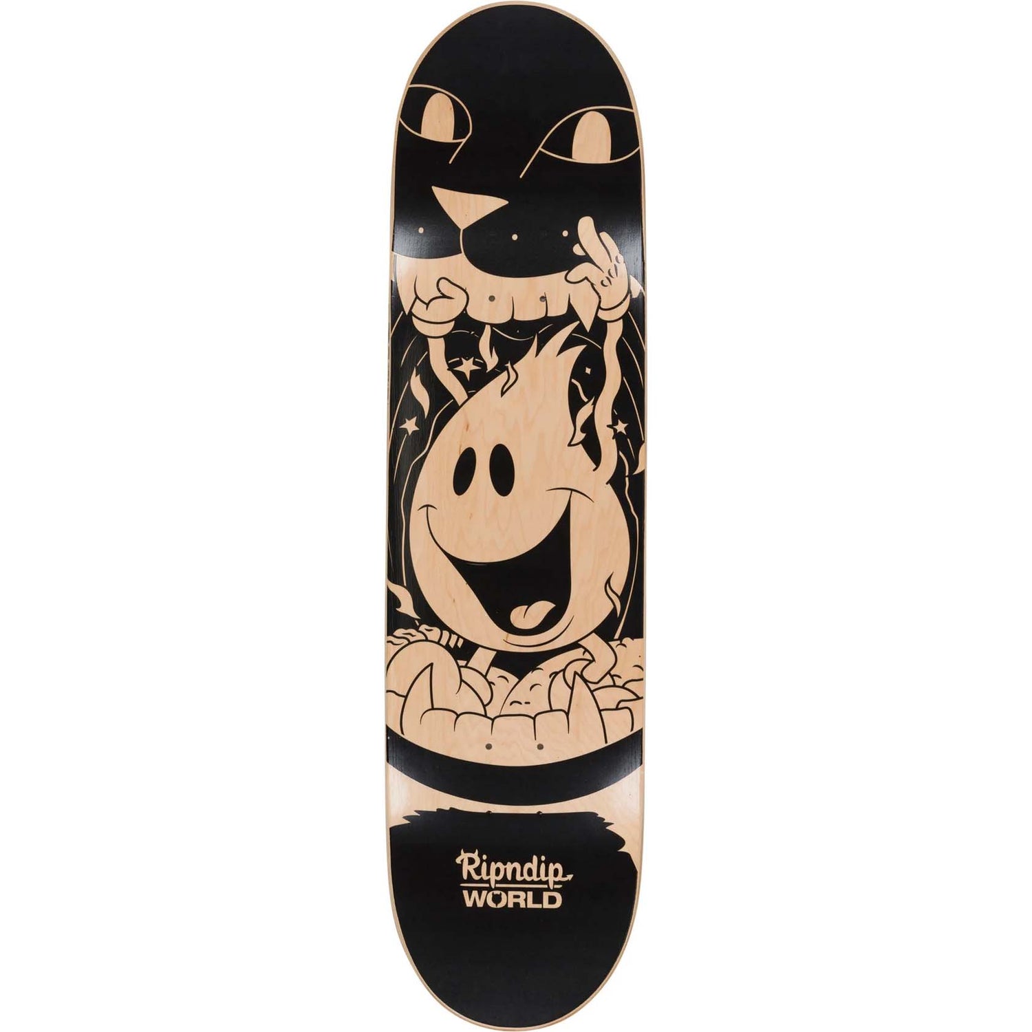RIPNDIP x World Industries Skateboard Deck - Flame Jerm 8.5"
