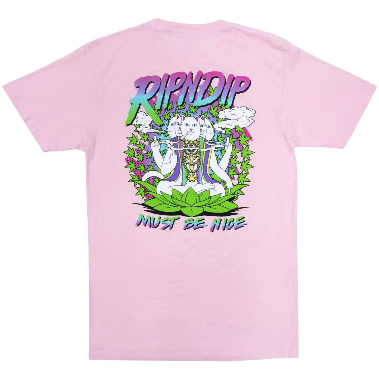RIPNDIP Chaka Bar T Shirt - Light  Pink