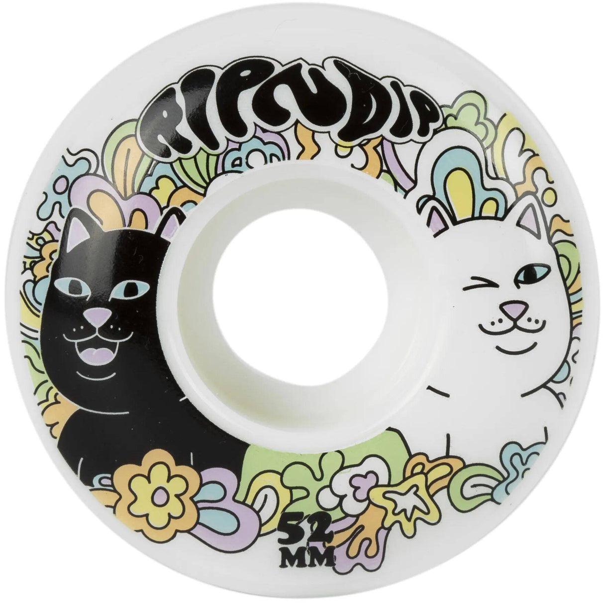 RIPNDIP Flower Child Skateboard Wheels - White 52mm