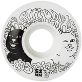 RIPNDIP Flower Child Skateboard Wheels - White 52mm