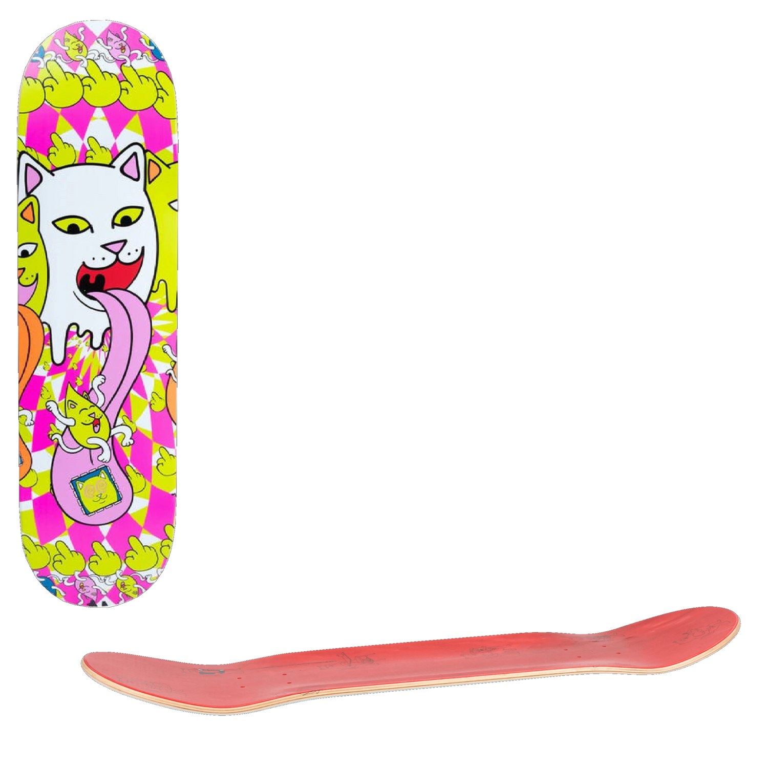 RIPNDIP Micro Nerm Skateboard Deck - Multi 8.0''