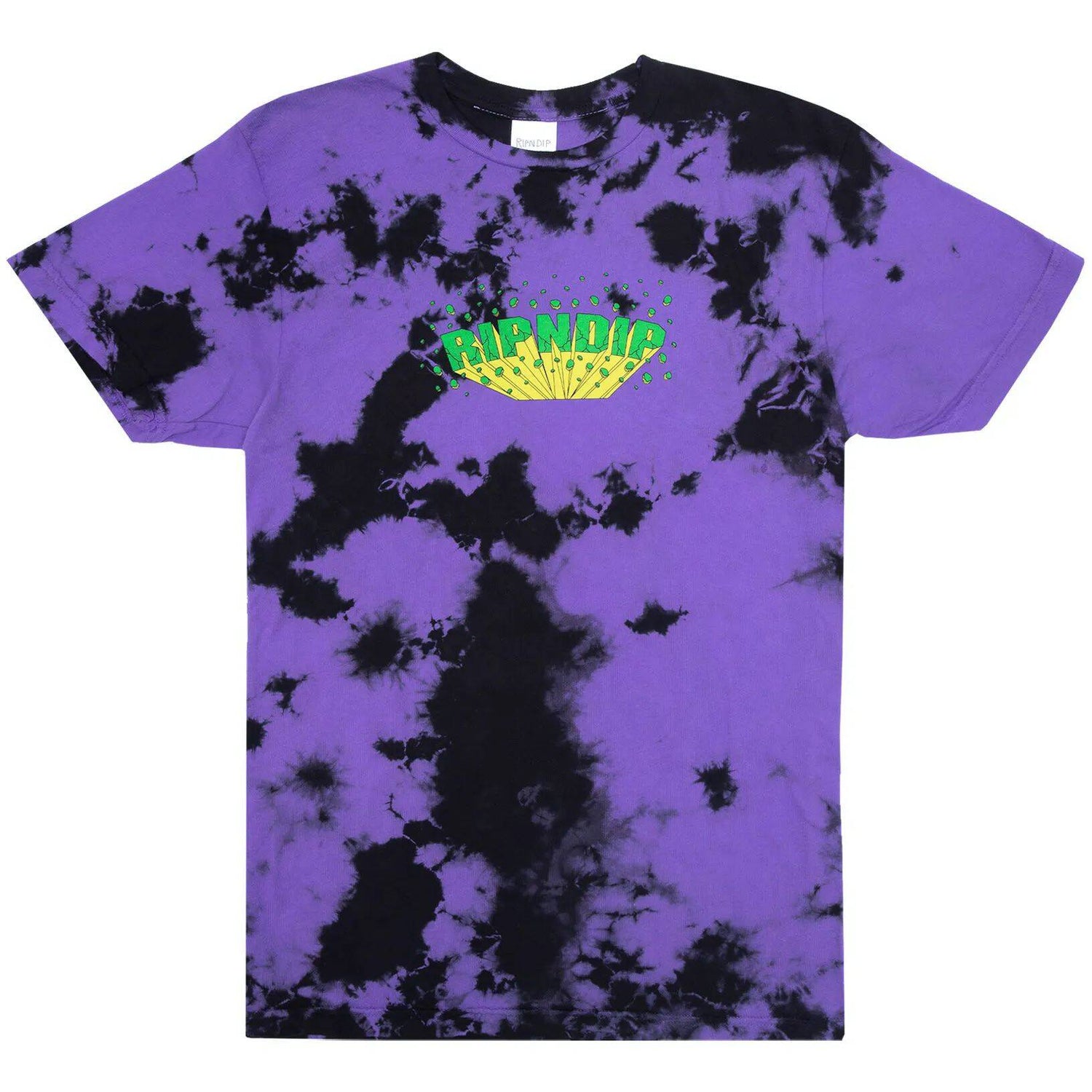 RIPNDIP Nebula T Shirt - Purple/Black Dye