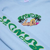 RIPNDIP Nermrider Beach Long Sleeve T Shirt - Baby Blue