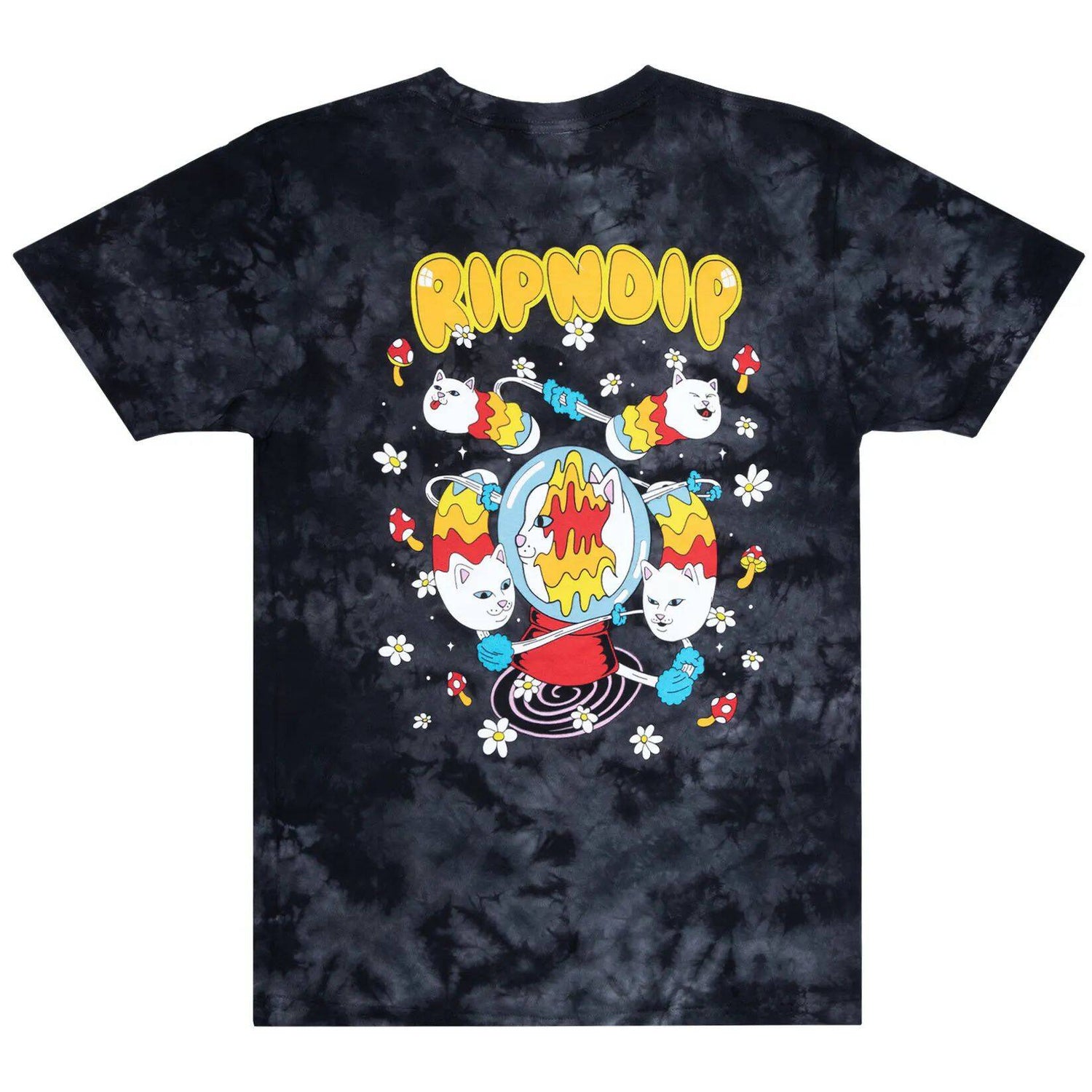 RIPNDIP Space Gravy T Shirt - Black Lightning Wash