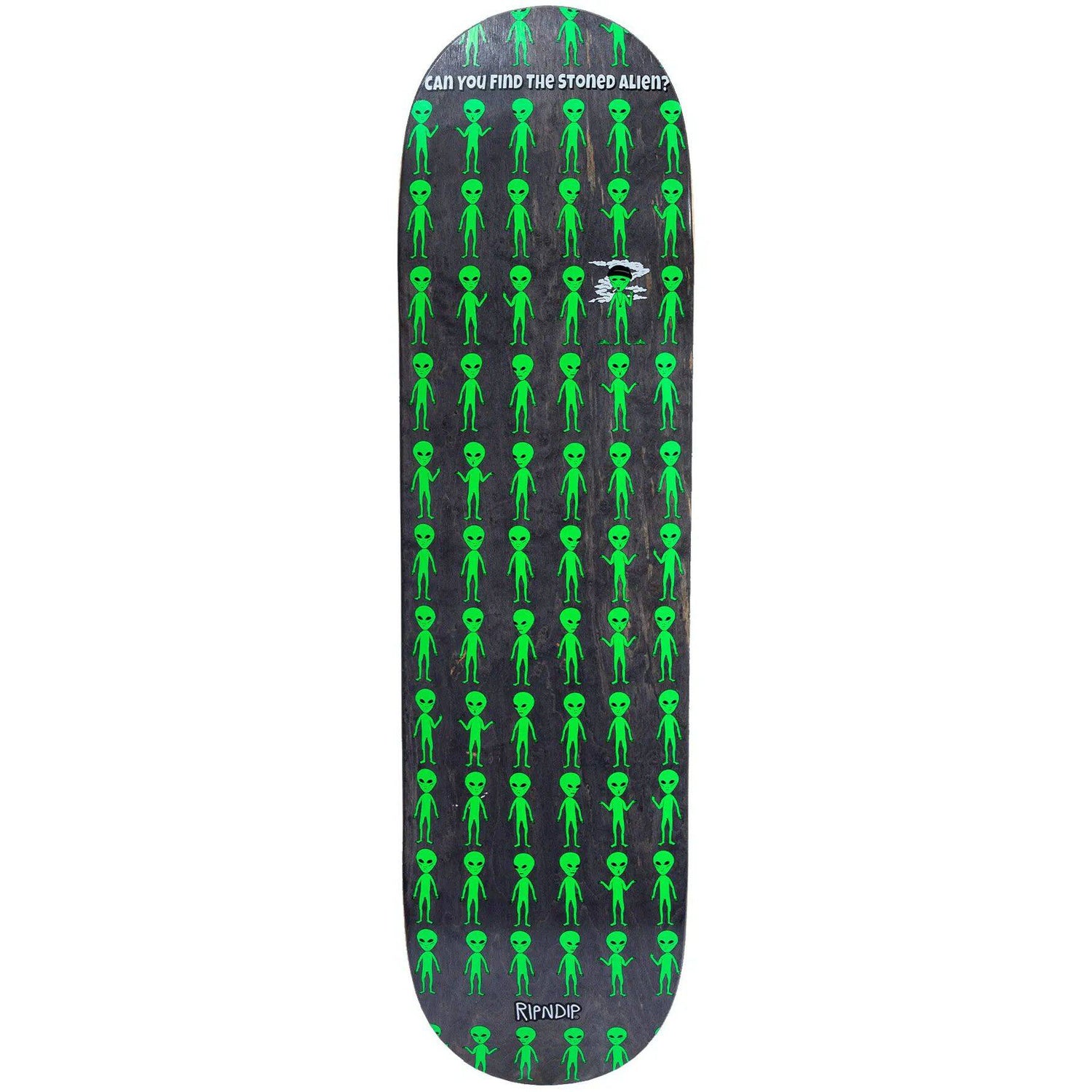 RIPNDIP Stoned Again Skateboard Deck - Black 8.0''