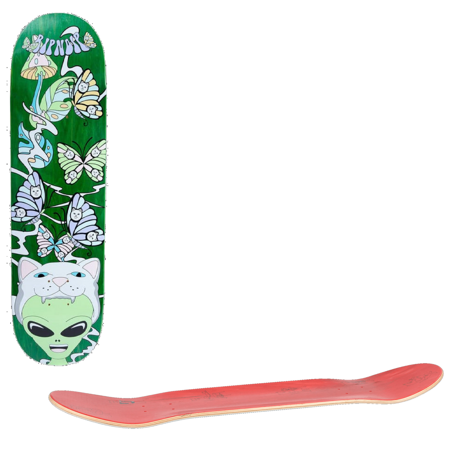 RIPNDIP Think Factory Skateboard Deck - Green 8.5''