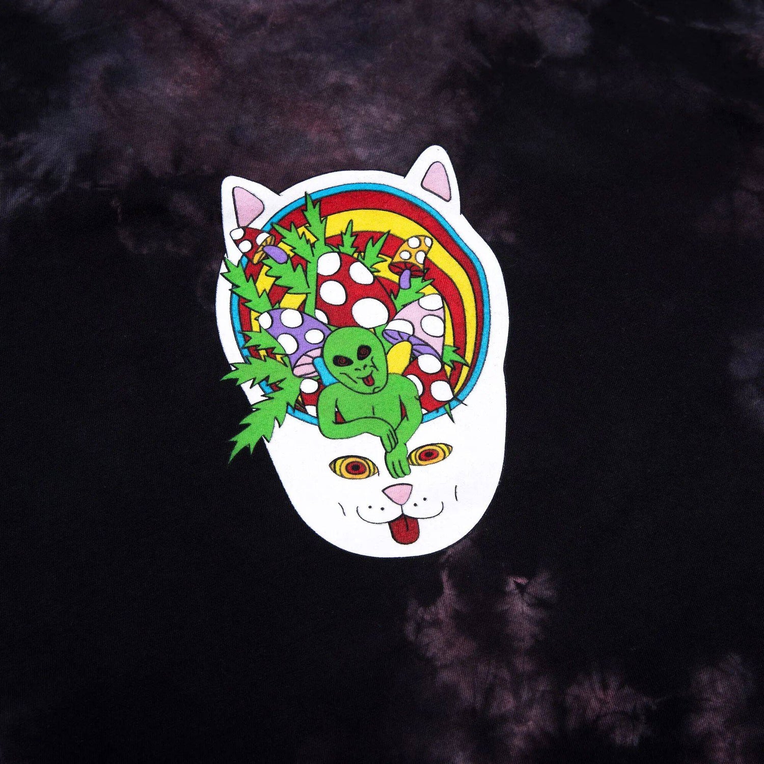 RIPNDIP Touch of Psyche T Shirt - Black/Lavender