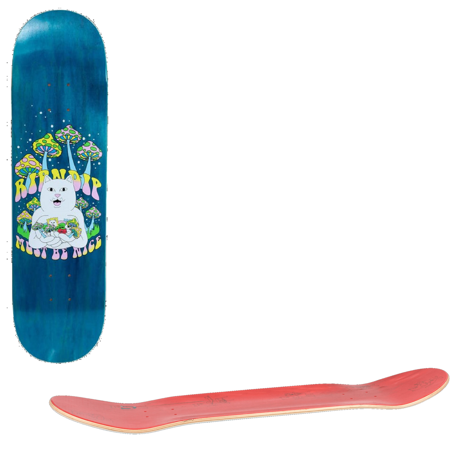 RIPNDIP Trippy Treatz Skateboard Deck - Navy 8.25''