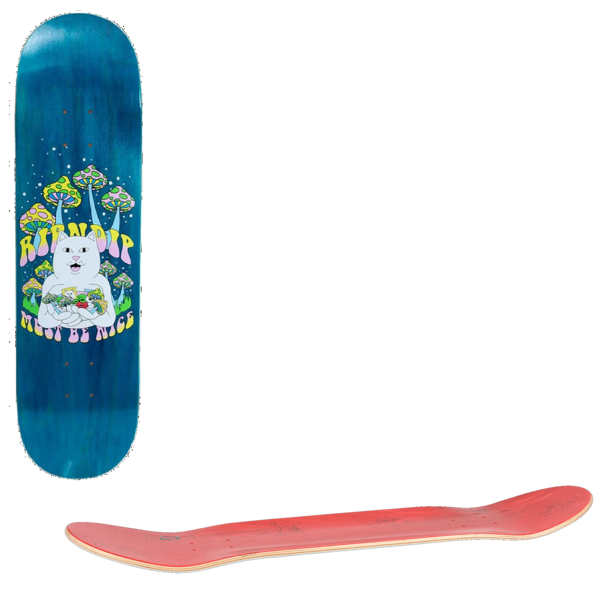 RIPNDIP Trippy Treatz Skateboard Deck - Navy 8.5''