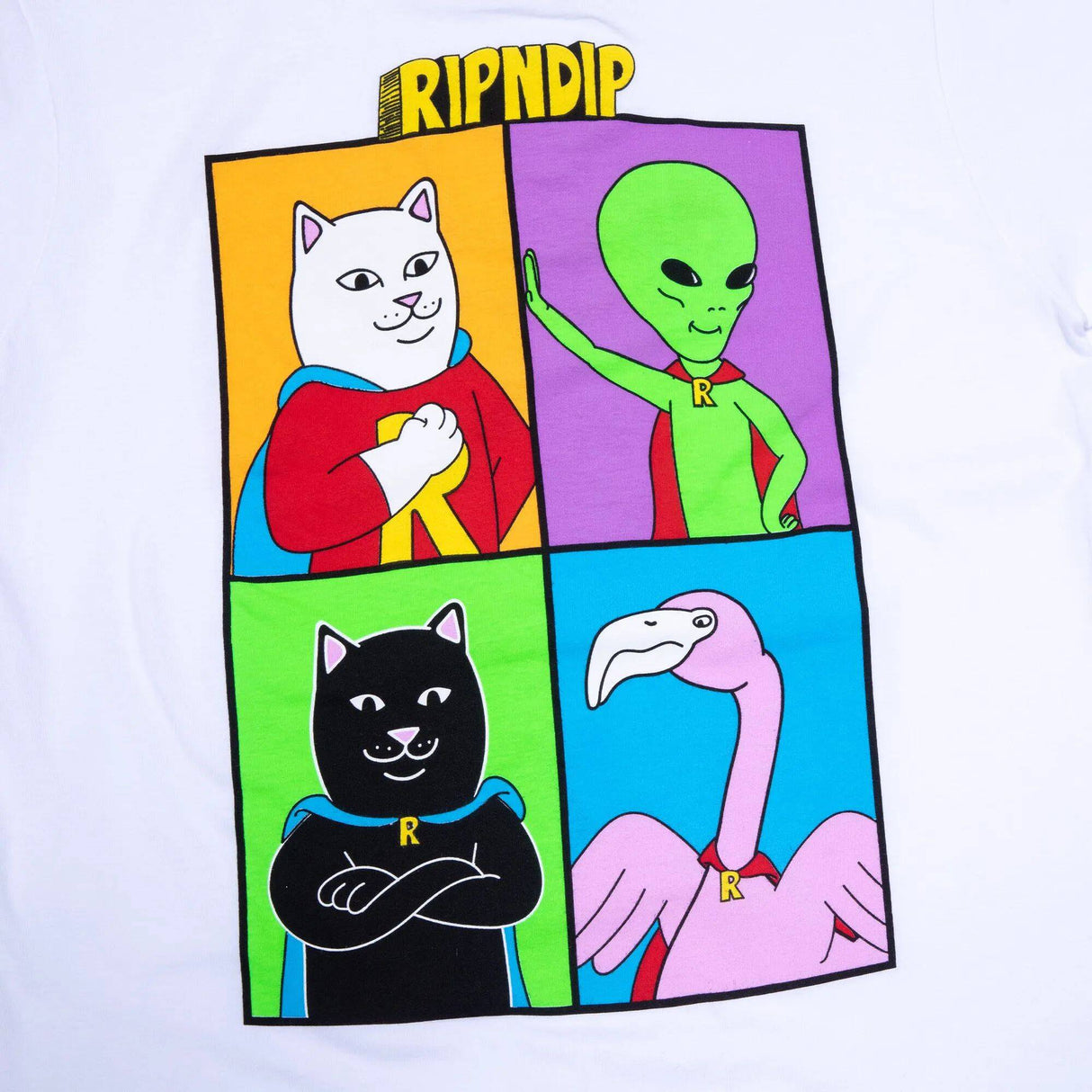 RIPNDIP We Can Be Heroes T Shirt - White