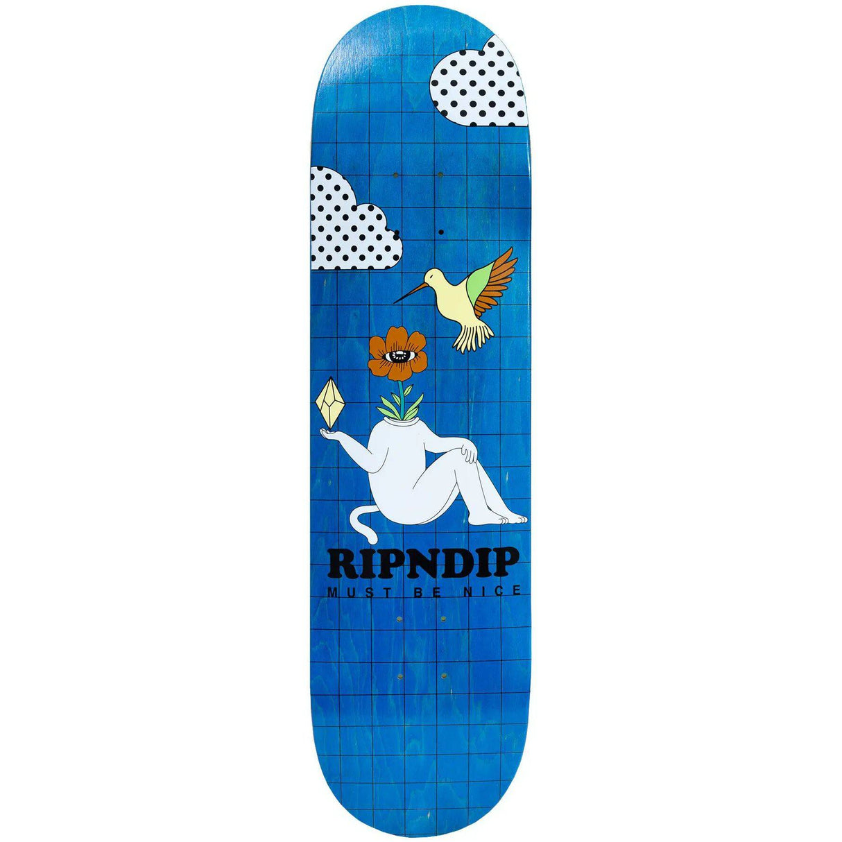 RIPNDIP Window Daze Skateboard Deck - Aqua 8.0''