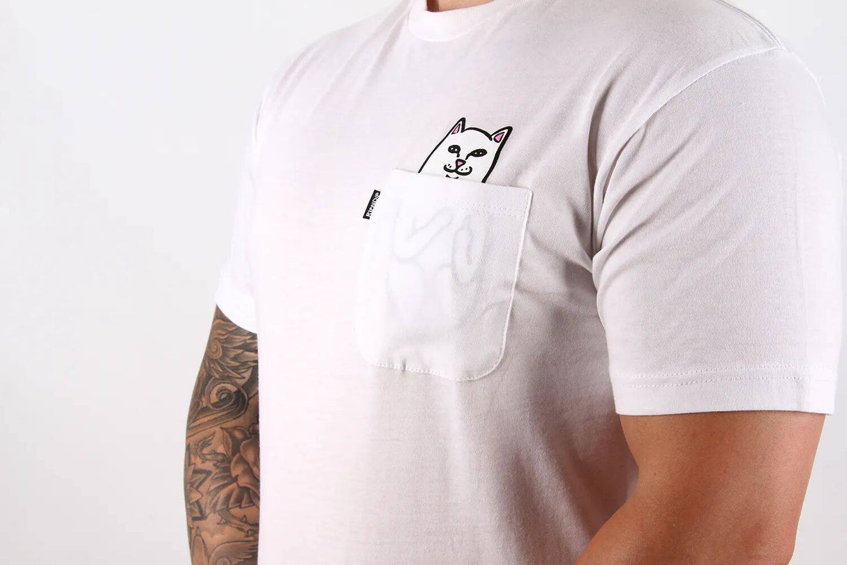 RIPNDIP Lord Nermal Pocket T Shirt - White