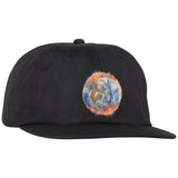 RIPNDIP World On Fire 6 Panel Snapback Cap - Black