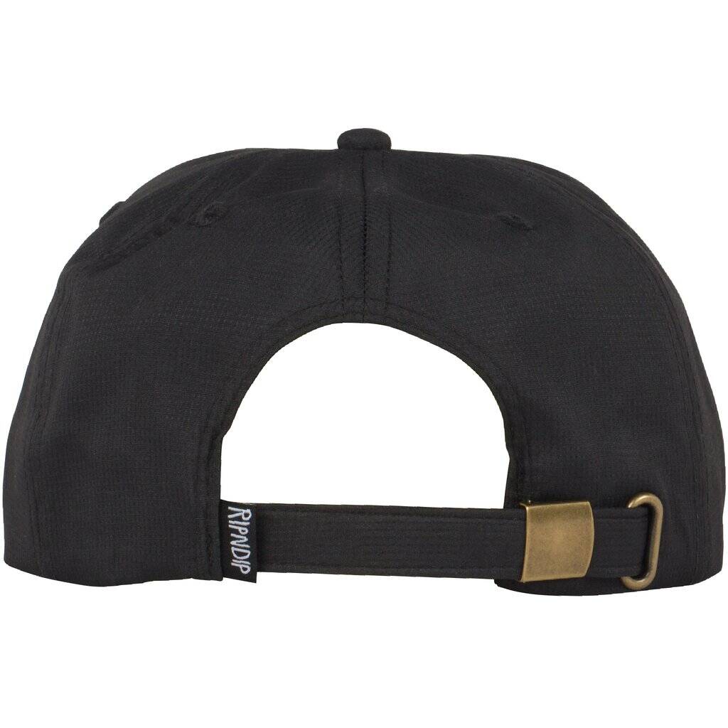 RIPNDIP World On Fire 6 Panel Snapback Cap - Black