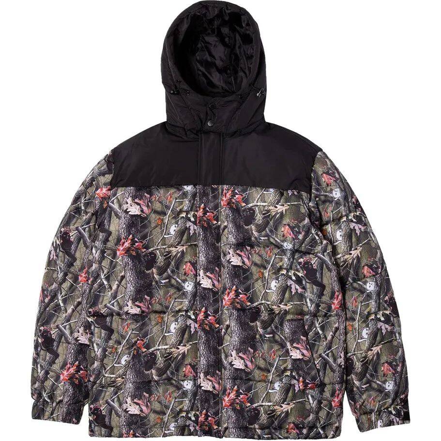 RIPNDIP Nerm and Jerm Tree Camo Puffer Jacket - Multi