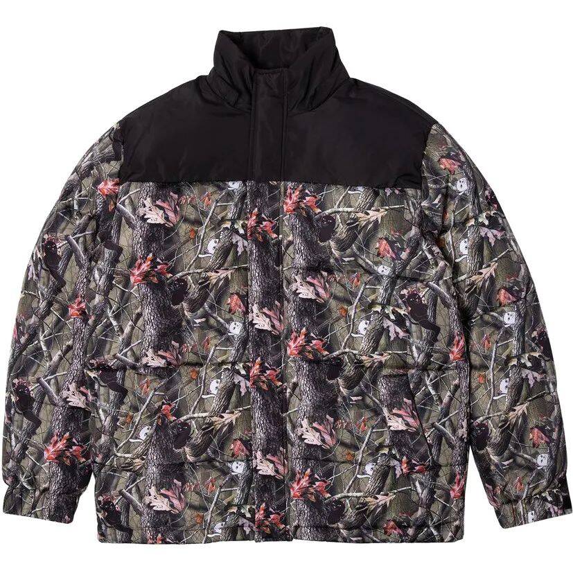 RIPNDIP Nerm and Jerm Tree Camo Puffer Jacket - Multi