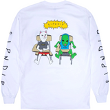 RIPNDIP Butts Up Long Sleeve T Shirt - White