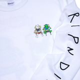 RIPNDIP Butts Up Long Sleeve T Shirt - White