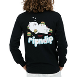 RIPNDIP Fat Hungry Baby Long Sleeve T Shirt - Black