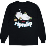 RIPNDIP Fat Hungry Baby Long Sleeve T Shirt - Black