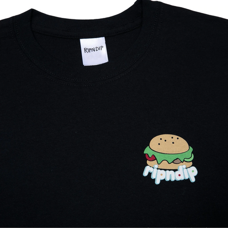 RIPNDIP Fat Hungry Baby Long Sleeve T Shirt - Black
