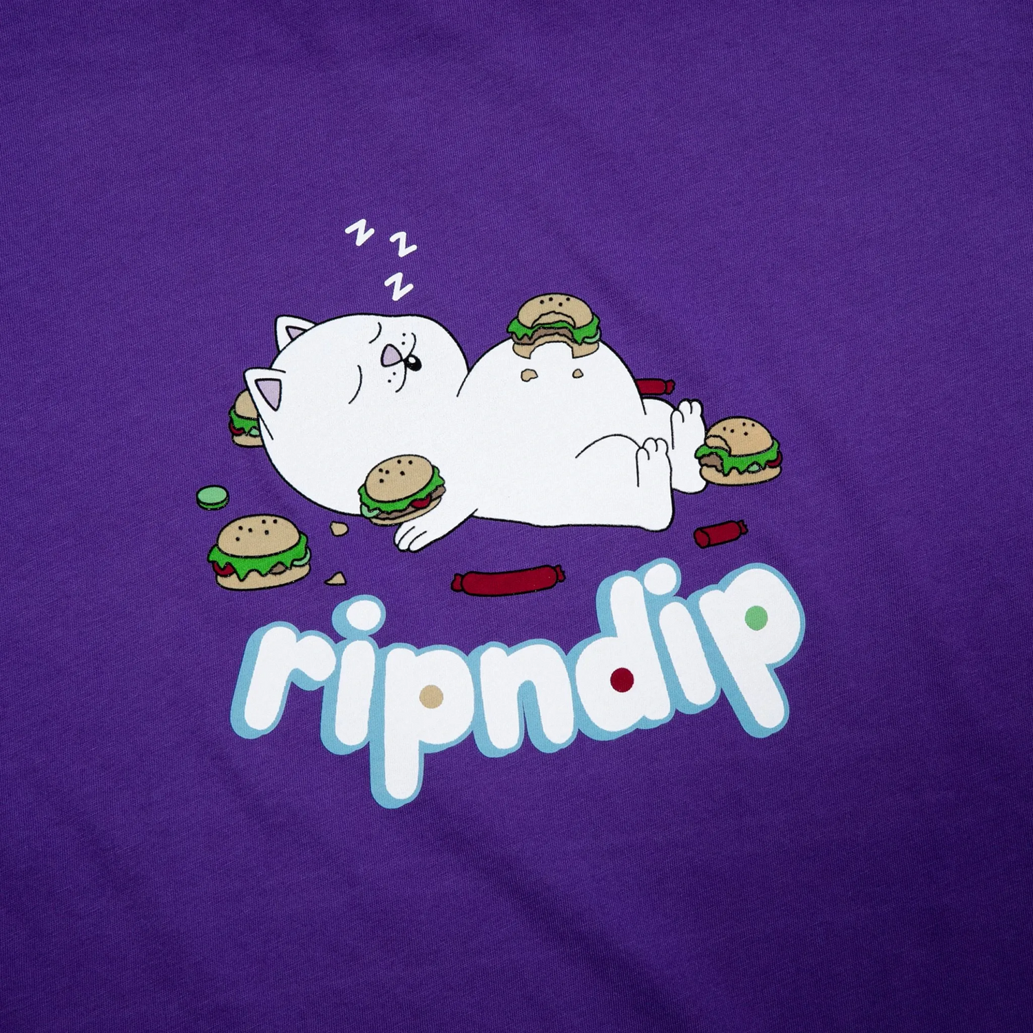 RIPNDIP Fat Hungry Baby T Shirt - Purple
