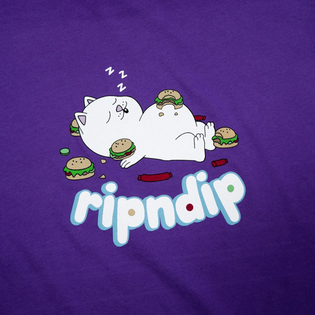 RIPNDIP Fat Hungry Baby T Shirt - Purple