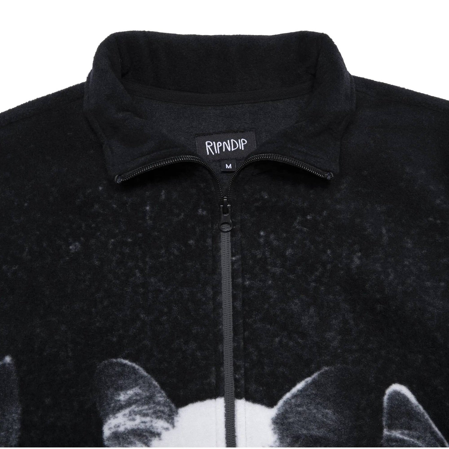 RIPNDIP Field Of Cats Sherpa Jacket - Black