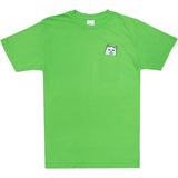 RIPNDIP Lord Nermal Pocket T Shirt - Lime XL