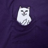 RIPNDIP Lord Nermal Pocket T Shirt - Purple