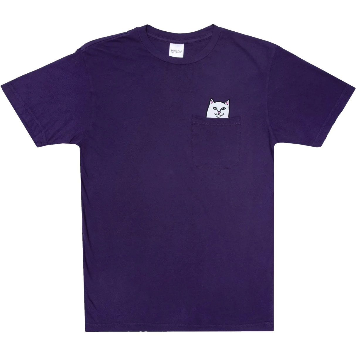 RIPNDIP Lord Nermal Pocket T Shirt - Purple MED
