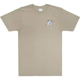 RIPNDIP Lord Nermal Pocket T Shirt - Tan LRG