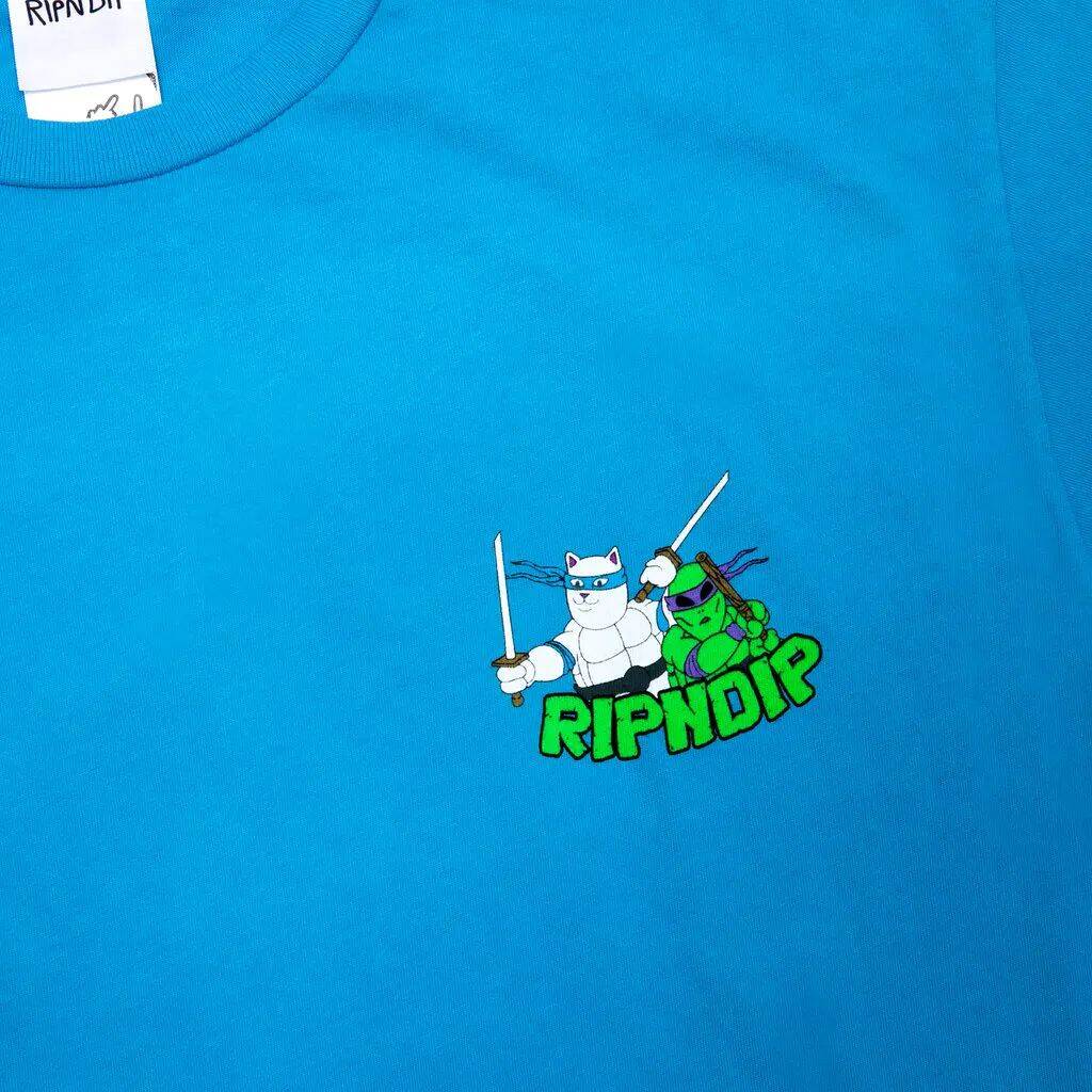 RIPNDIP Teenage Mutant T Shirt - Blue