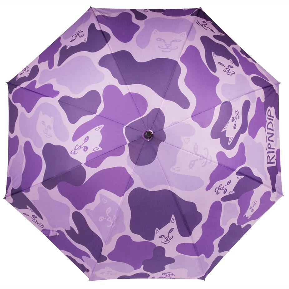 RIPNDIP Purple Camo Umbrella