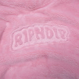 RIPNDIP Bubble Sherpa Embroidered Hoodie - Pink