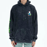 RIPNDIP Child's Play Hoodie - Black Mineral Wash