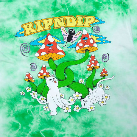 RIPNDIP Cloud Sixty Nine Long Sleeve T Shirt - Lime Cloud Wash